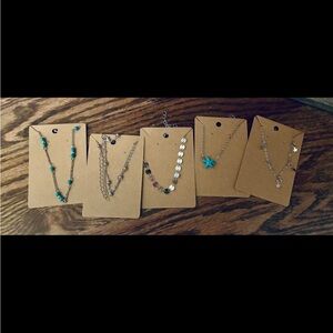 Elegant Silver and Turquoise bracelet and anklet Set